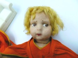 lenci girl orange face